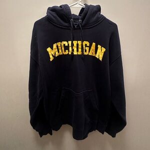 University of Michigan BigCotton Navy Blue Hoodie